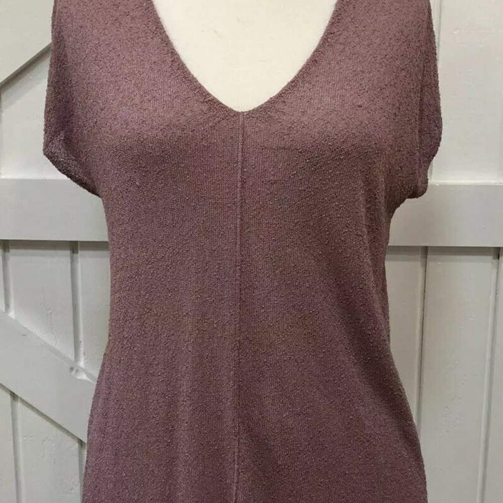 Free People XS Dusty Pink V Neck Tunic Top Dress